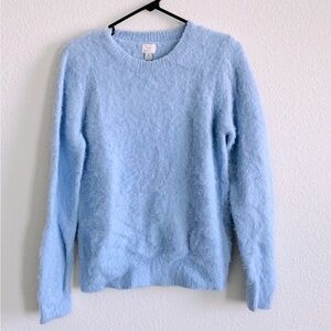Blue fuzzy sweater
